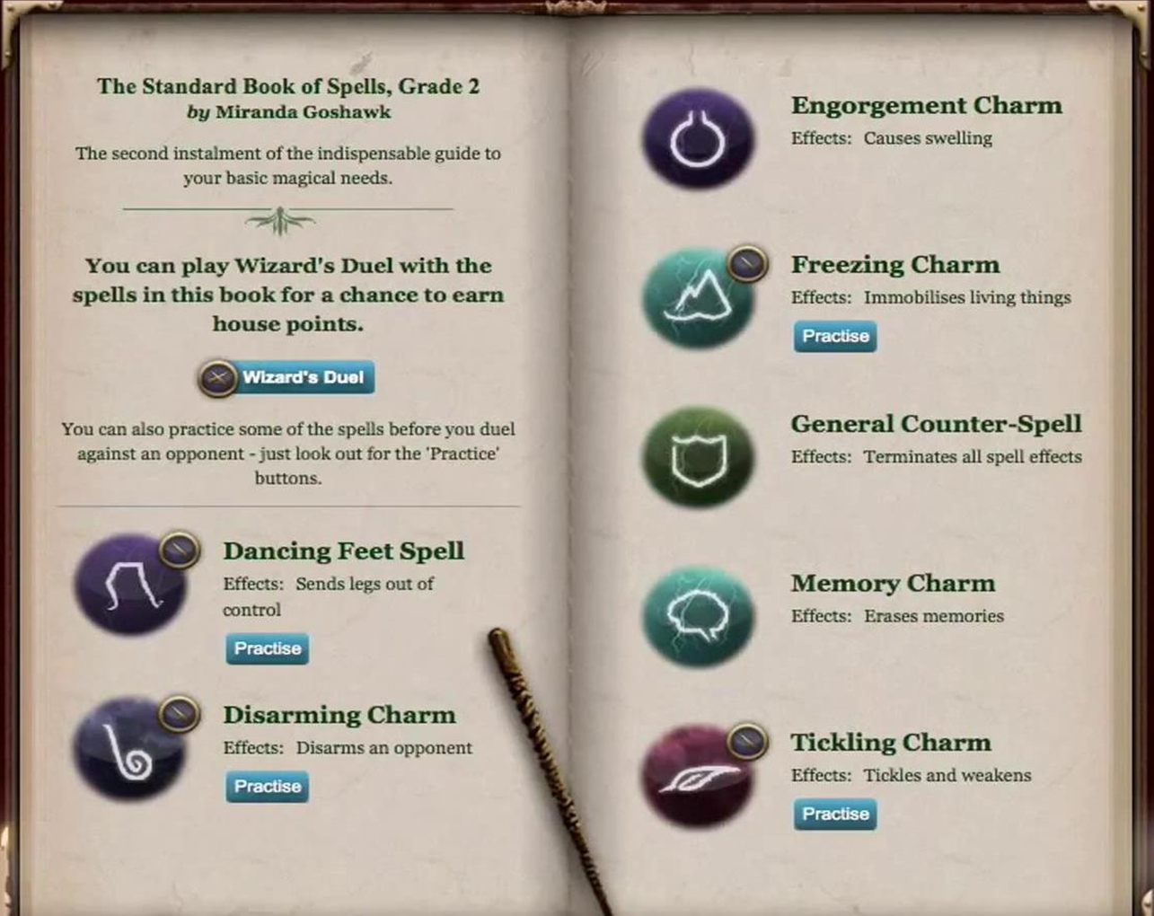 The Standard Book of Spells, Grade 2 Pottermore Wiki Fandom