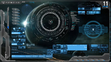 Blue tech future tech rainmeter zerox project by zeroxproject-d7hw4wn