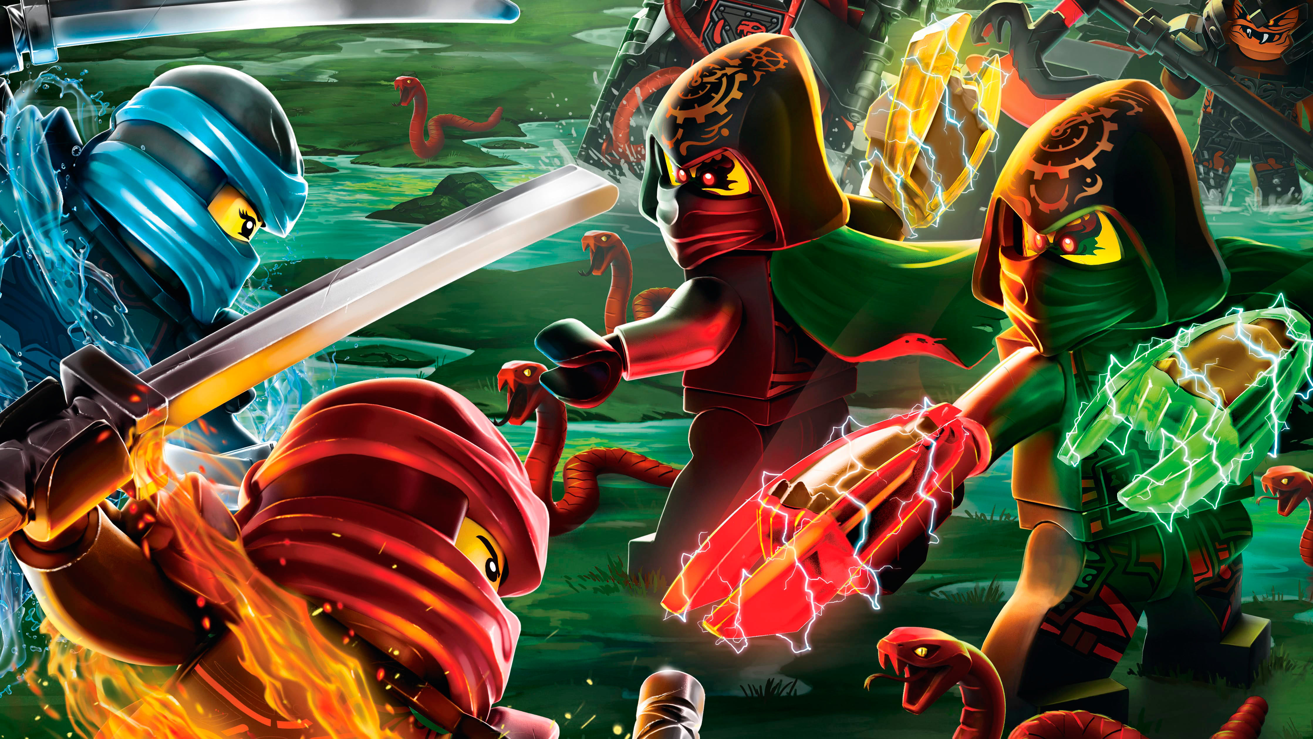 lego ninjago all 4 time blades