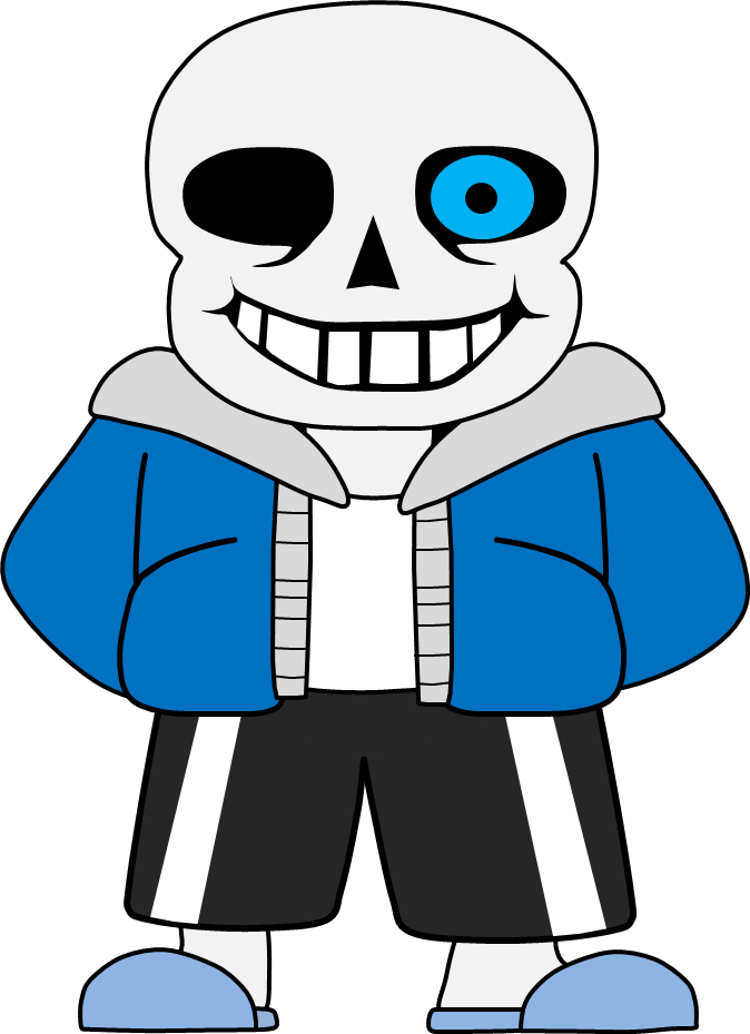 Рисунок санса из undertale