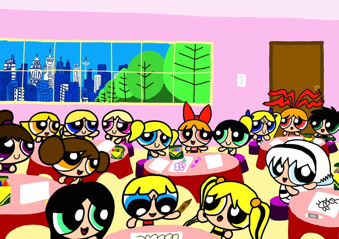 Image - Powerpuff Girls and Their Powerpuff Classmates.JPG | Powerpuff