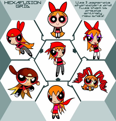 Image - Hexafusion red ppgs by keytee chan-d73n4k4.png | Powerpuff Base ...
