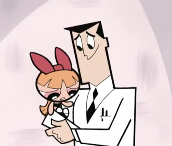 image blossom and professor utonium png powerpuff girls wiki