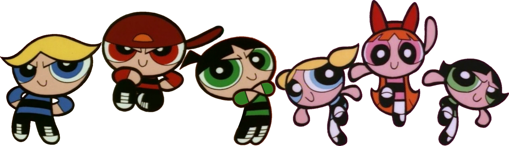 Image - The Rowdyruff Boys and The Powerpuff Girls (September 15, 2000