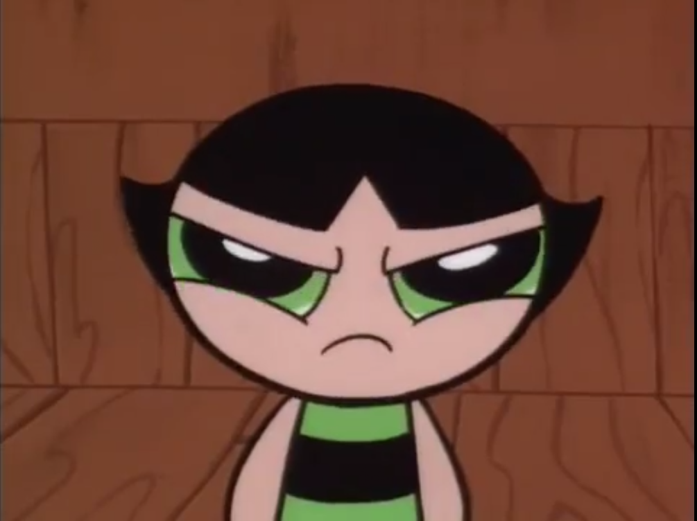 Angry Bubbles Buttercup Powerpuff Girls