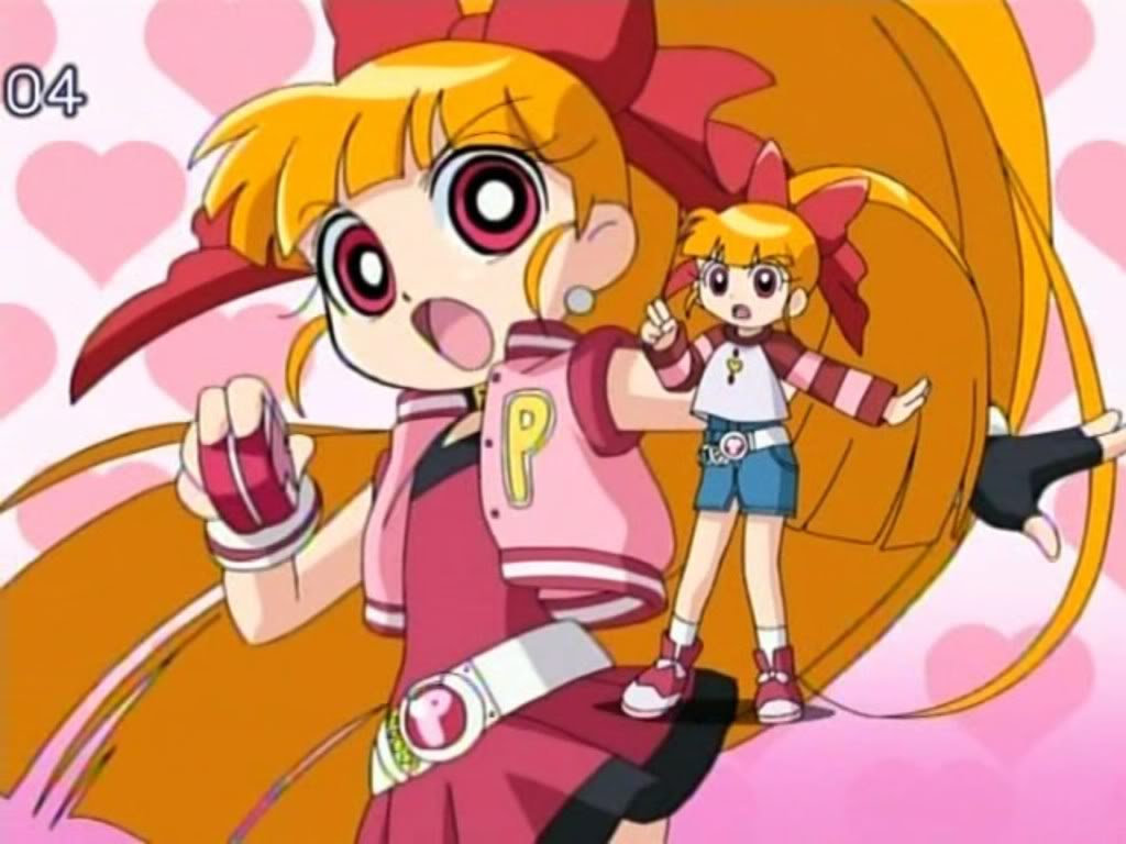 Image Ppgz Momoko And Blossom Connected The Powerpuffgirls Z Wiki Fandom Powered By Wikia