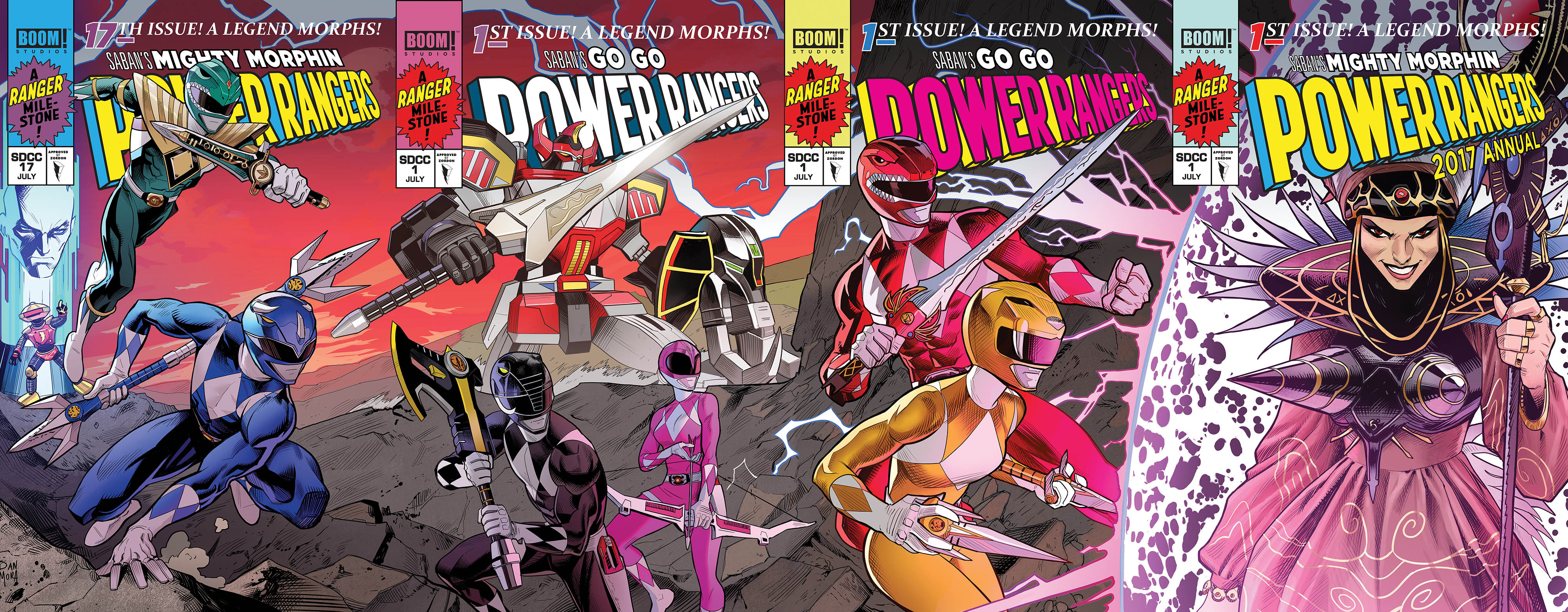 Special Variant Cover Versions Of The Issue Were Given Out At Sdcc Which If Combined With Other Comics Sold At The Event Would Form A Gatefold Special Variant Cover Versions Of The Issue Were Given Out At Sdcc Which If Combined With Other Comics Sold At The Event Would Form A Gatefold