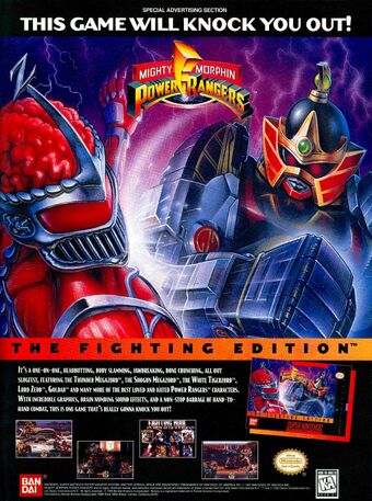 Mighty Morphin Power Rangers The Fighting Edition