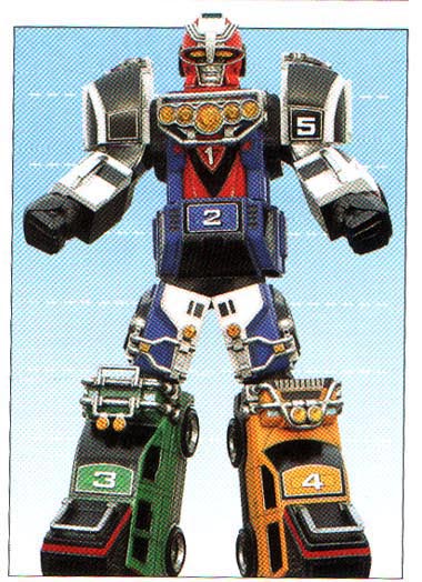 power rangers car megazord