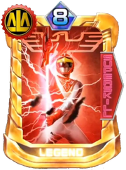 Red Falcon Card in Super Sentai Legend Wars