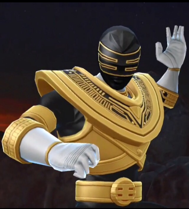 gold zeo ranger shirt