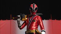 Red samurai ranger