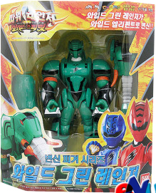 WildGreen (Jungle Fury Elephant Ranger) Figure from Wild Spirits Bandai Korea