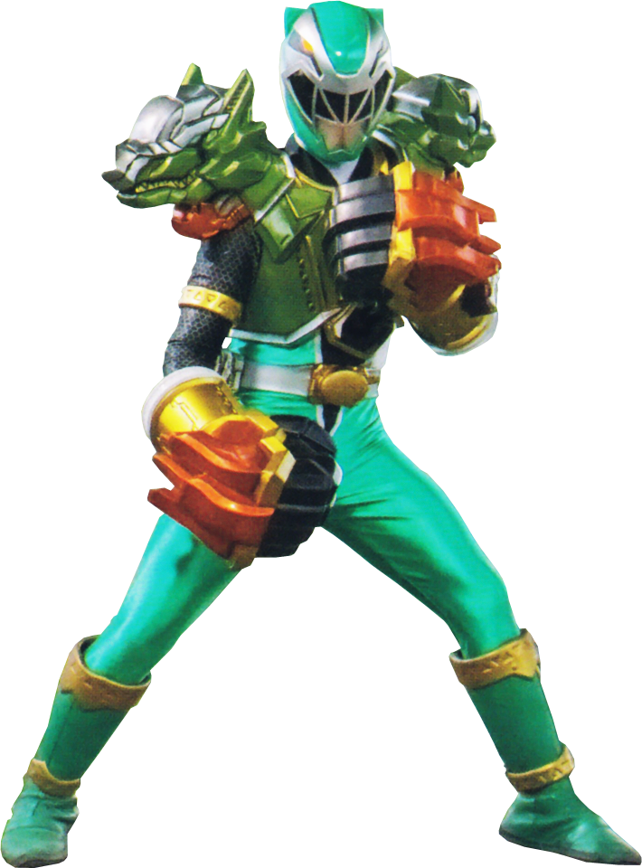Ryusoul Green (DosshinSoul) / リュウソウグリーン (ドッシンソウル) | Kishiryu Sentai Ryusoulger Minecraft Skin