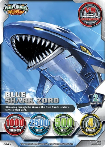 power rangers wild force shark zord