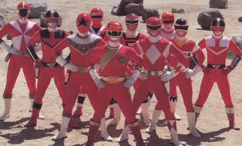 Image WF 10 Red Rangers.jpg Power Rangers Fanon Wiki FANDOM