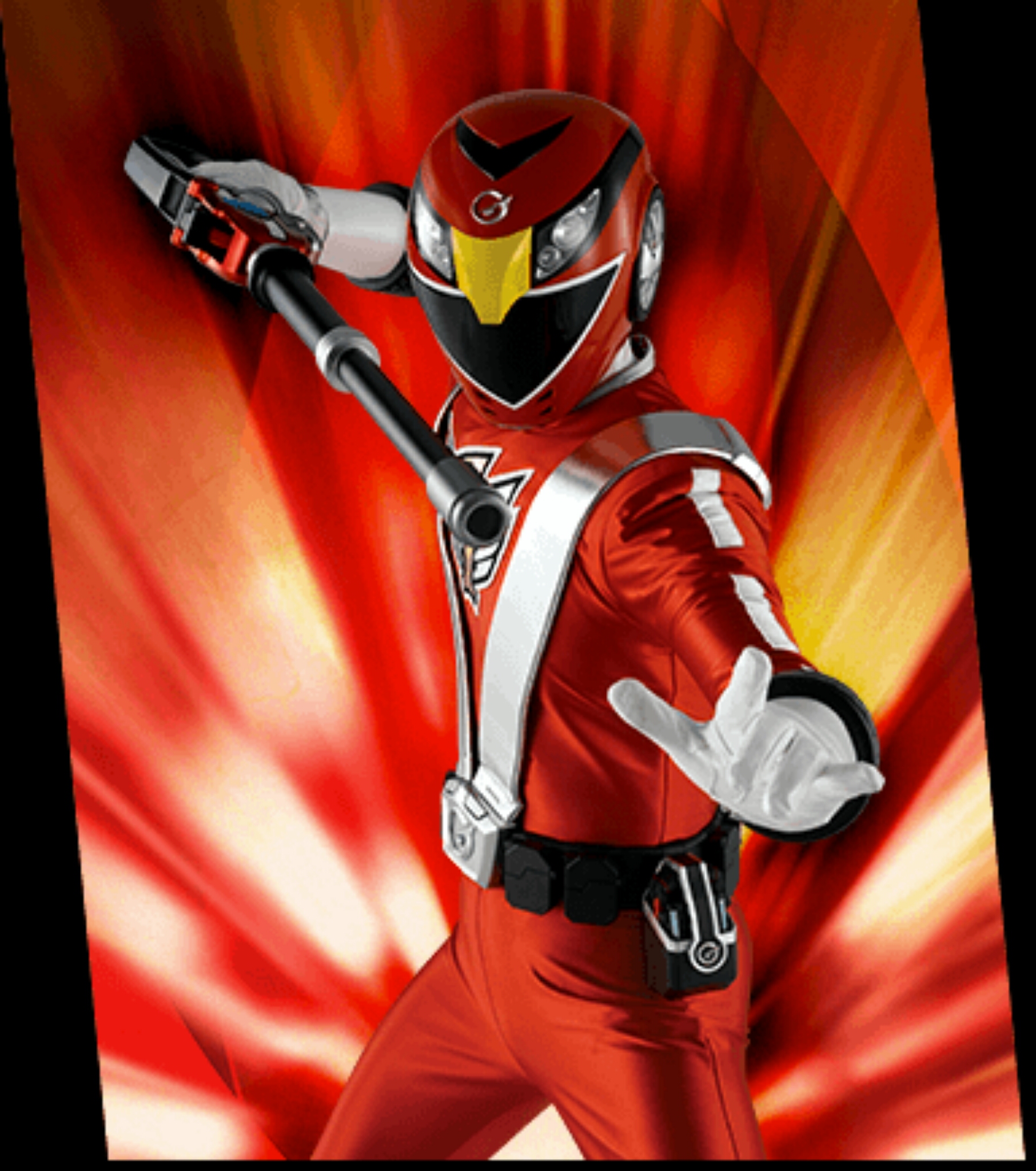 giant red power ranger