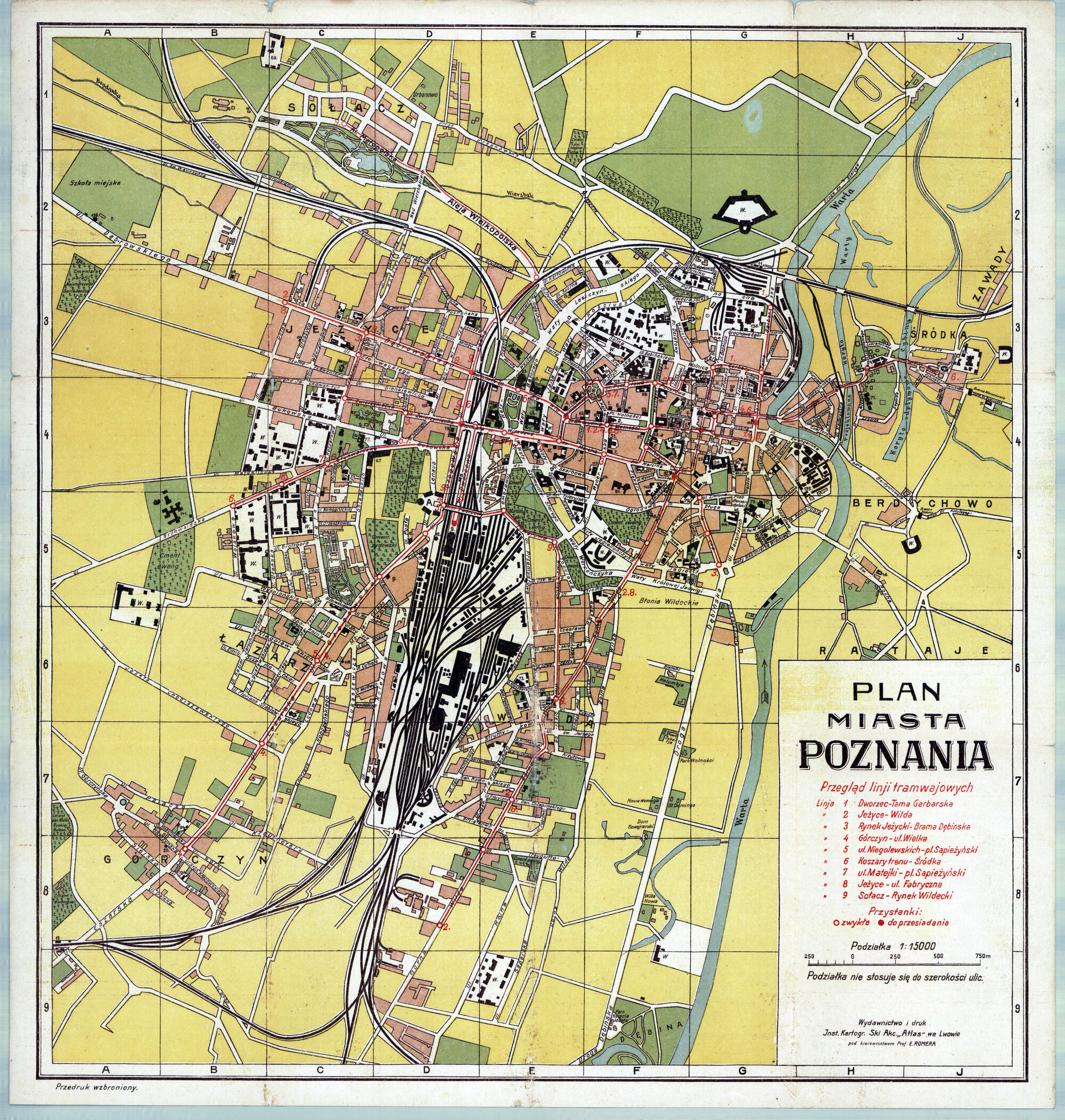 Czy Mapa Zawiera Więcej Szczegółów Niż Plan Obraz - PLAN MIASTA POZNANIA 1930.jpg | Poznańska Wiki | FANDOM powered