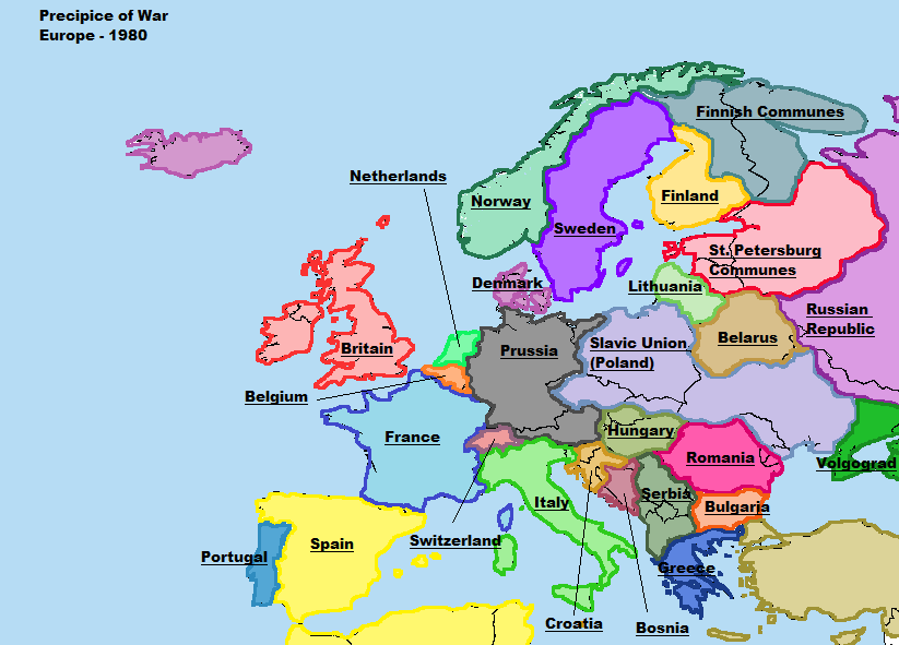 Image - Precipice Europe 1980.png  Precipice of War Role-Play Wiki 