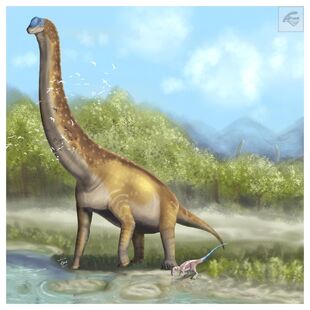 feathered brachiosaurus