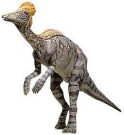 corythosaurus dinosaur with crest on head