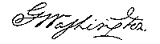 George Washington signature-1-