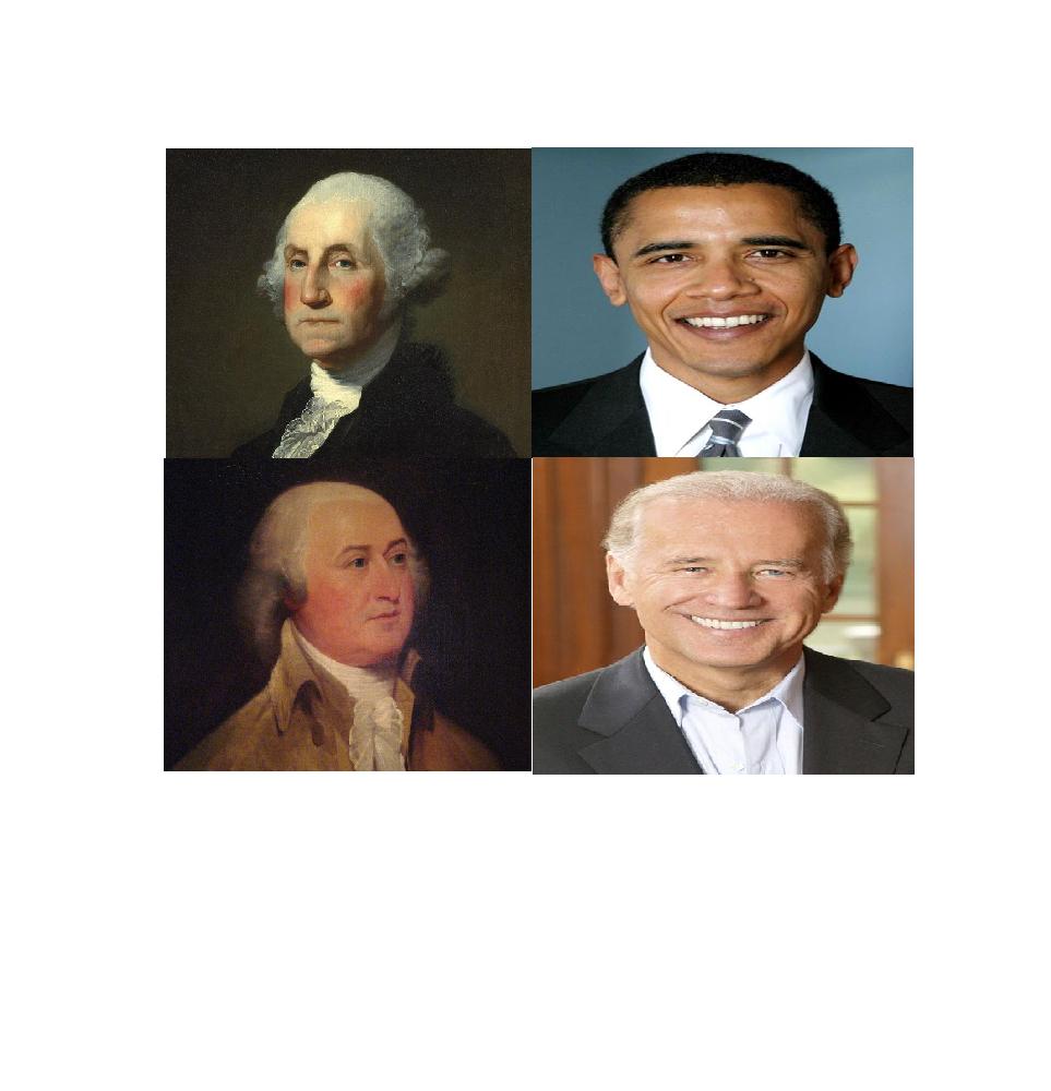 list of presidents and vice presidents printable