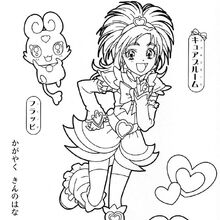 User Blog Minamoto Haruko Pretty Cure Coloring Pages Pretty Cure Wiki Fandom