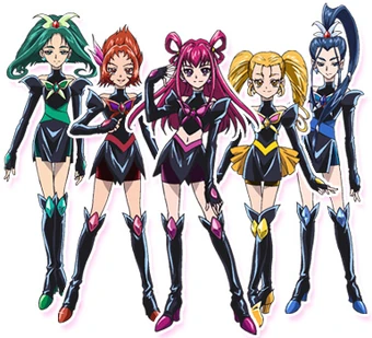 Wallpaper Dark Pretty Cure 5 Pretty Cure Wiki Fandom For Android