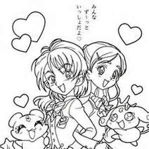 User Blog Minamoto Haruko Pretty Cure Coloring Pages Pretty Cure Wiki Fandom