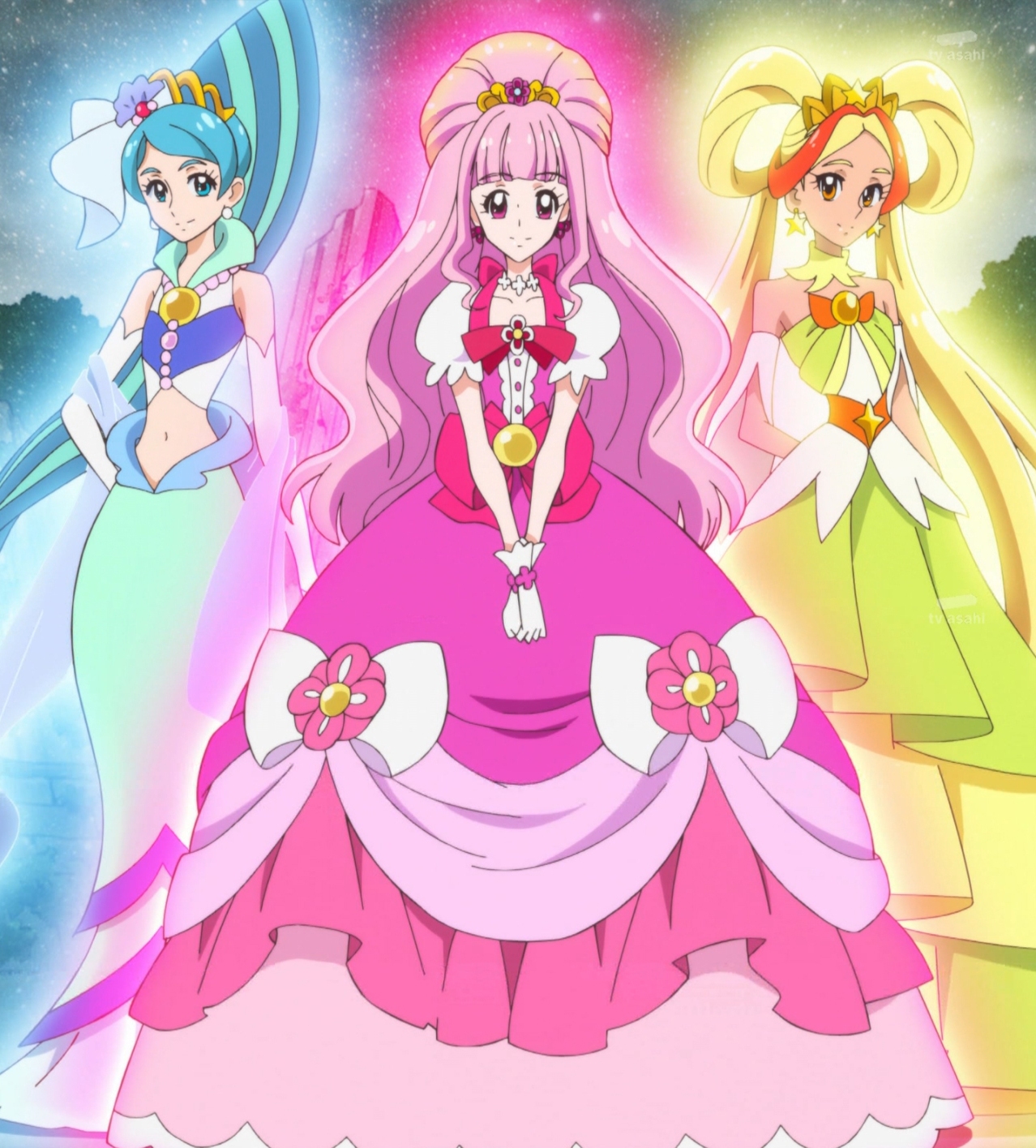 Triple princess. Go! Принцесса Precure. Вперёд! Принцессы Прикюа.