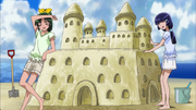 Nao.Reika.sandcastle