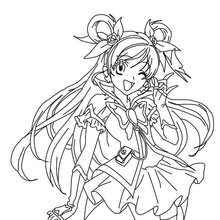 User Blog Minamoto Haruko Pretty Cure Coloring Pages Pretty Cure Wiki Fandom