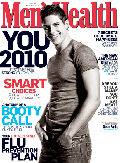 Август 2011 года. Men's Health 2010 Sean faris. Menshealth Cover. Mens Health Photoshoot. The King of Diet.