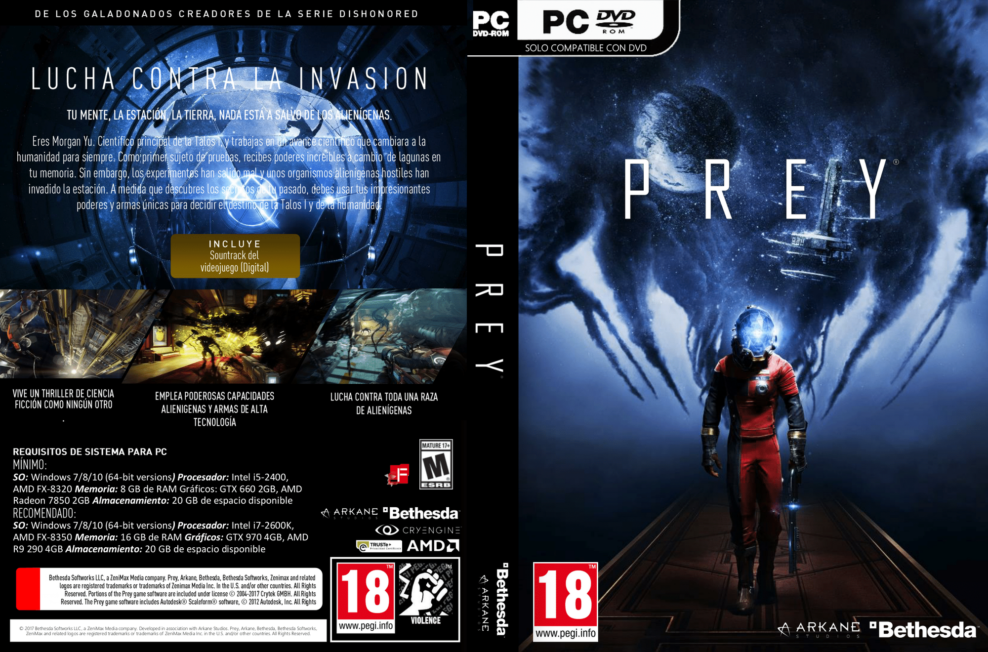 Image Prey 2017 COVER.png Prey Wiki FANDOM powered by Wikia