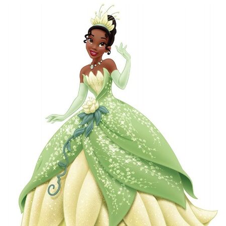 princess and the frog green dress