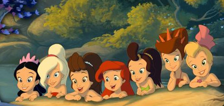disney princess ariel and sisters