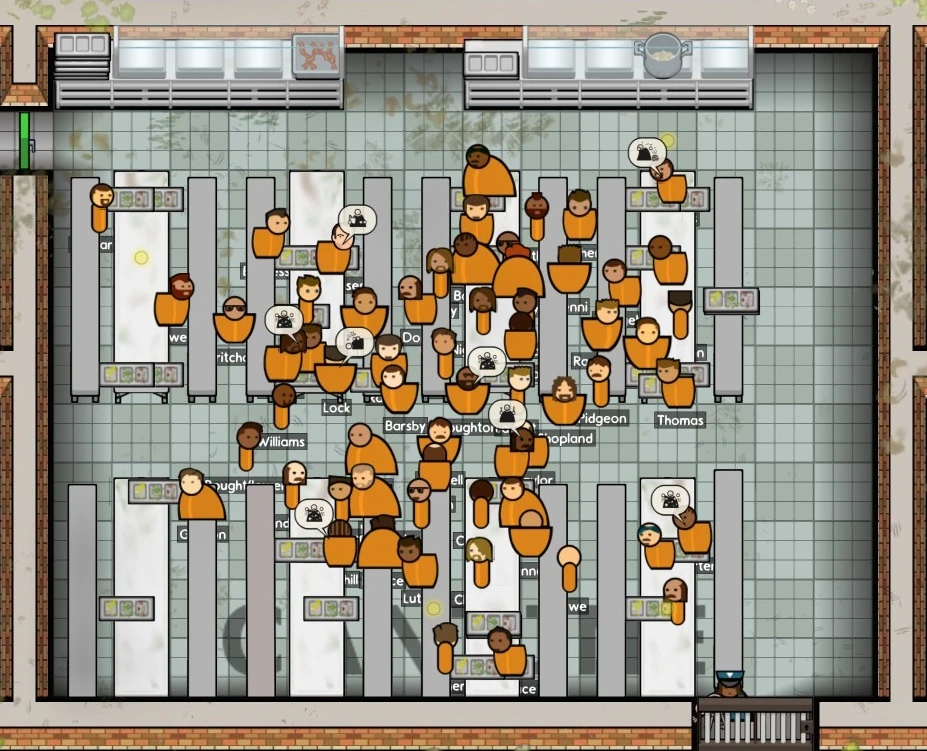 Cantine (Canteen) Wiki Prison Architect Fandom