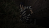 Kiyoshi digs escape hole