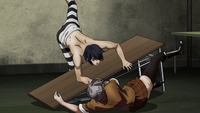 Table collapse Kiyoshi Meiko