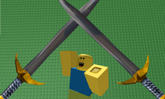 Roblox Noob Holding Knife