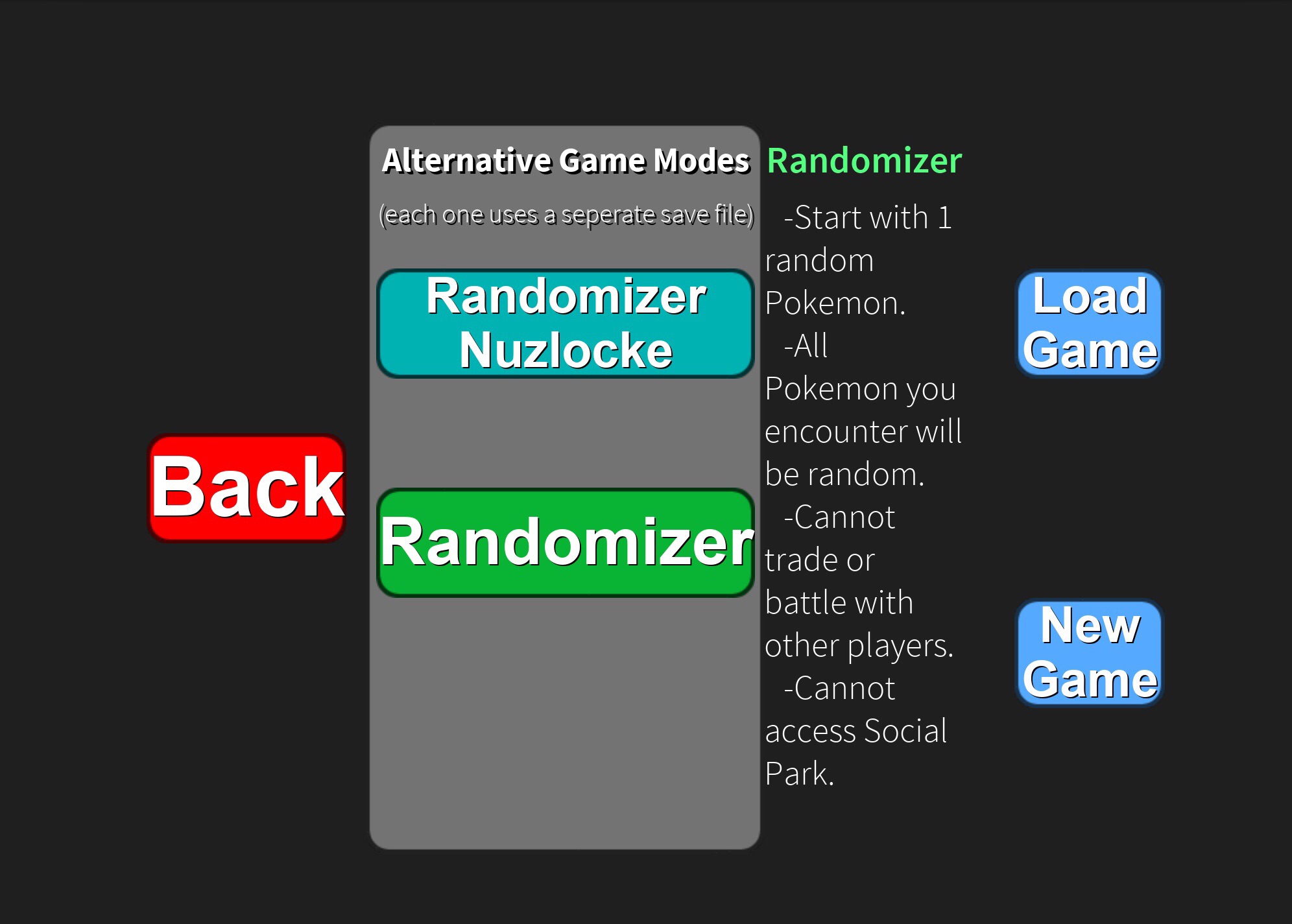 Randomizer Project Pokemon Wiki Fandom - roblox pokemon amethyst codes 2020