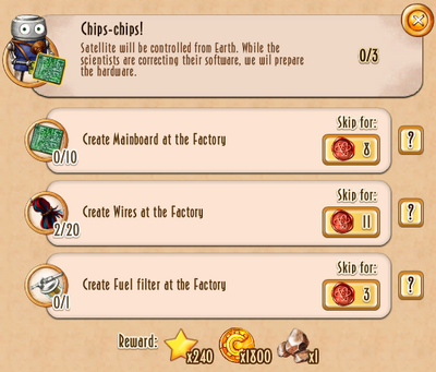 Tasks - Chips-chips!