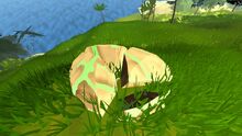 Broken boulder