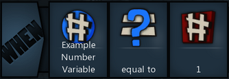 Number Variable example 1