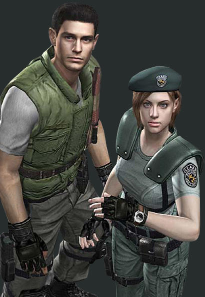 Image Jill And Chris Resident Evil 34767465 410 595 Project X Zone Wiki Fandom Powered 8143