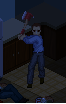 Man with axe