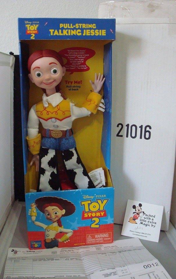disney parks pixar toy story talking jessie figure pull string new with box