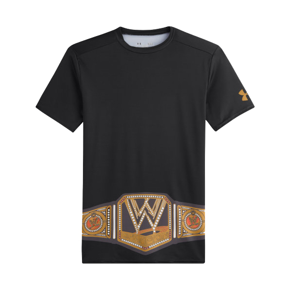 Image - WWE Championship Title Under Armour Compression T-Shirt.jpg