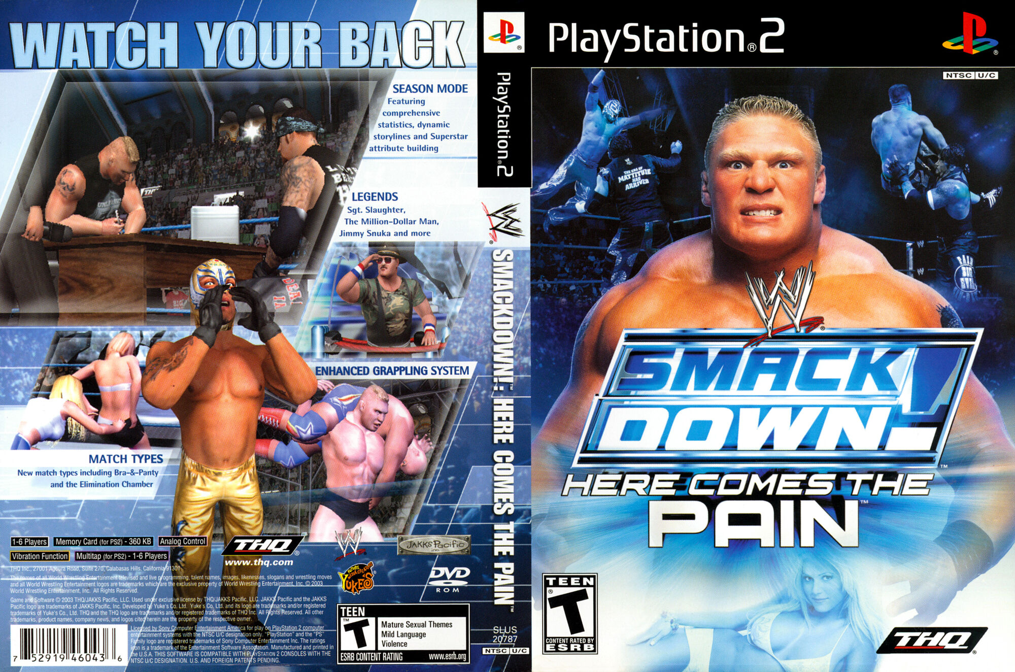 Image Here comes the pain front and back.jpg Pro Wrestling FANDOM powered by Wikia